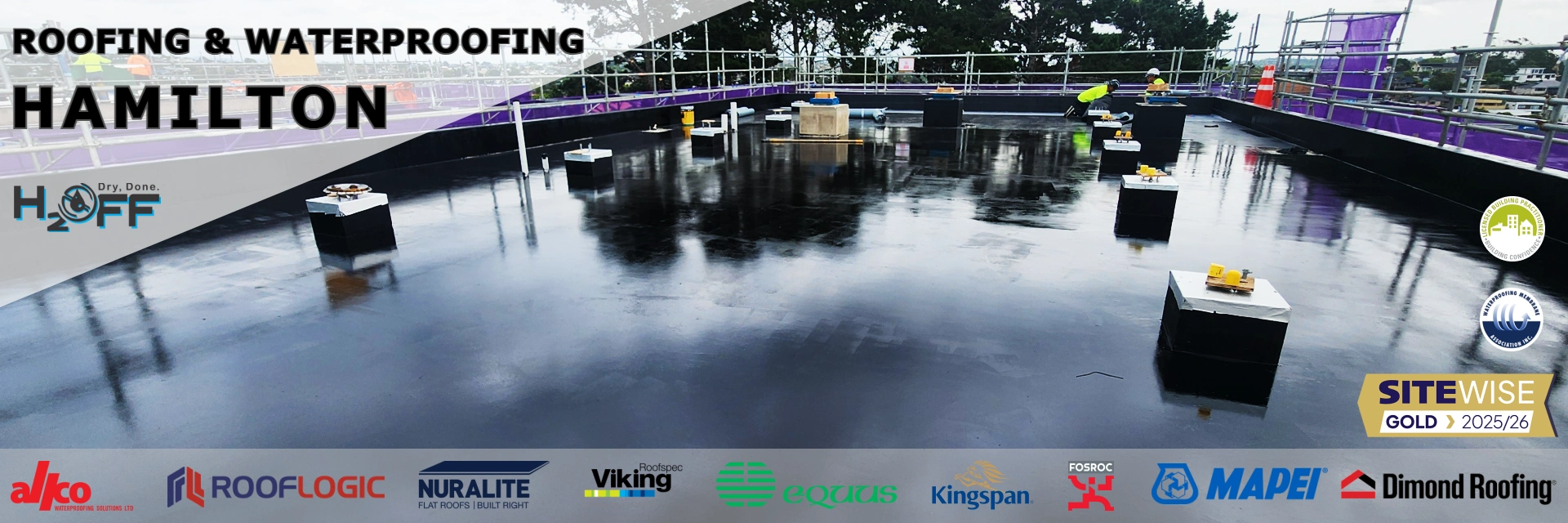 H2OFF Waterproofing, the numHamilton Waterproofing Contractor. Free Estimates, Free Quote, Free Inspection.